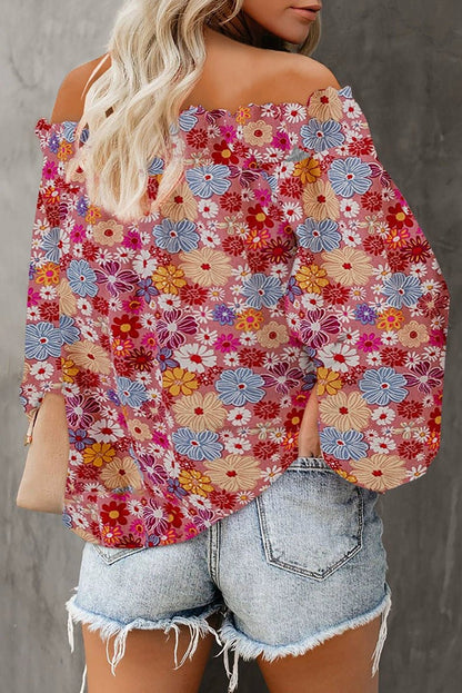 Off - the - Shoulder Fashion off - Neck Trendy Loose Chiffon Shirt - Kaiju Mafia