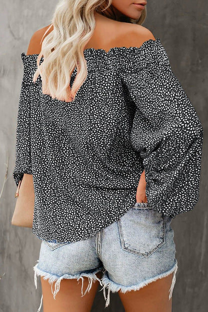 Off - the - Shoulder Fashion off - Neck Trendy Loose Chiffon Shirt - Kaiju Mafia