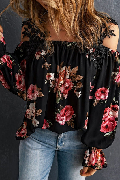 Autumn and Winter Printing Long Sleeves Fashion Pullover Tops Chiffon Shirt - Kaiju Mafia