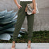 High Waist Nine Points European and American Fashion Minimalist Loose - Fit Tappered Trousers - Kaiju Mafia