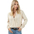 Fall 2024 New round Neck Long Sleeves Cardigan Sweater Women Fashion All - Match Lace Trim Knitted Cardigan Top Women - Kaiju Mafia