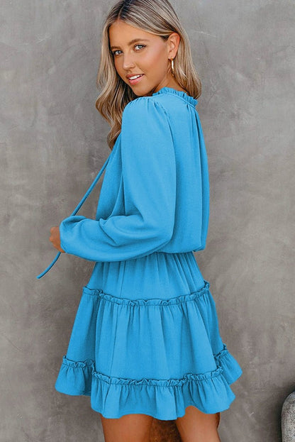 2024 Autumn Solid Color Thin Jumpsuit Skirt Fashion Slim Looking Temperament Commute Pullover Loose Knee - Length Dress Women - Kaiju Mafia