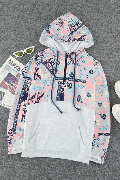 Special Offer Fashion Pullover Hooded Long Sleeve Sweater Women 2024 Autumn Plaid Printed Stitching Warm Tops Women - Kaiju Mafia