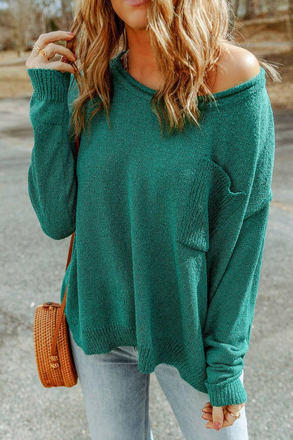 Fall 2024 New Arrival Pure Color Long Sleeves Sweater Female European and American Leisure Wind Thread Knitting Thermal Head Cover Tops Female - Kaiju Mafia