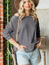 Fall and Winter Long Sleeves Thin Patchwork Loose T-shirt Pullover - Kaiju Mafia