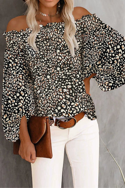 Off - the - Shoulder Fashion off - Neck Trendy Loose Chiffon Shirt - Kaiju Mafia