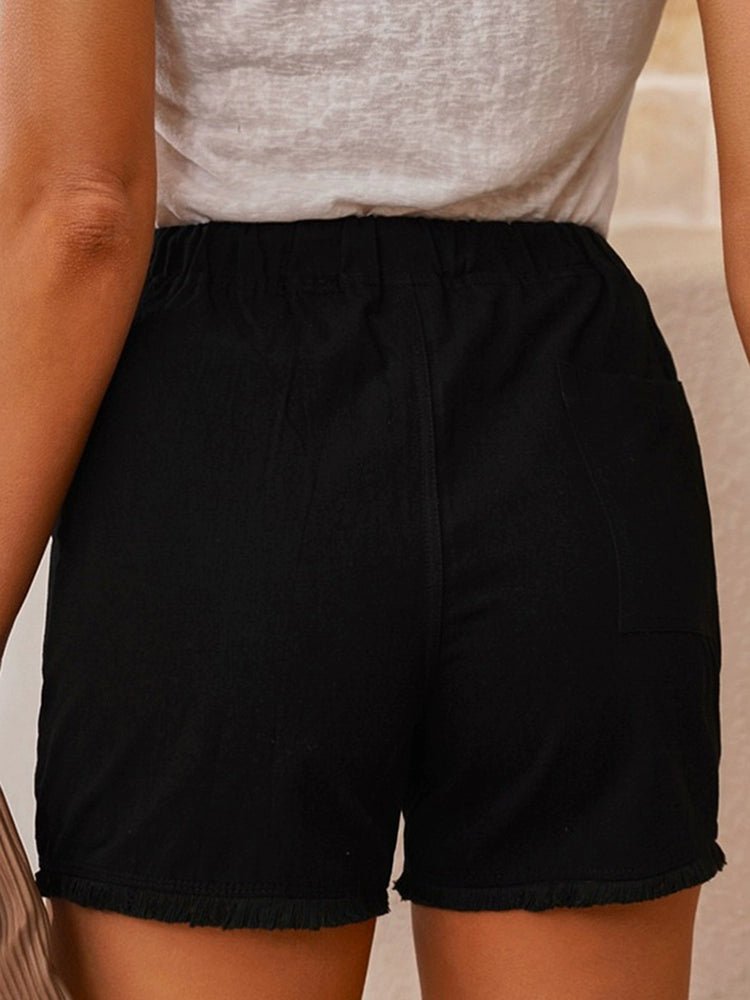 2024 Lace-Up Waist-Control Casual Shorts: Summer Fashion Home Style - Kaiju Mafia