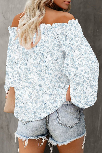 Off - the - Shoulder Fashion off - Neck Trendy Loose Chiffon Shirt - Kaiju Mafia