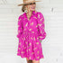 Fashion Leopard Print Long Sleeves Dress Women 2024 Spring New Arrival Casual Versatile Personality Knee - Length Skirt Short Skirt Women - Kaiju Mafia
