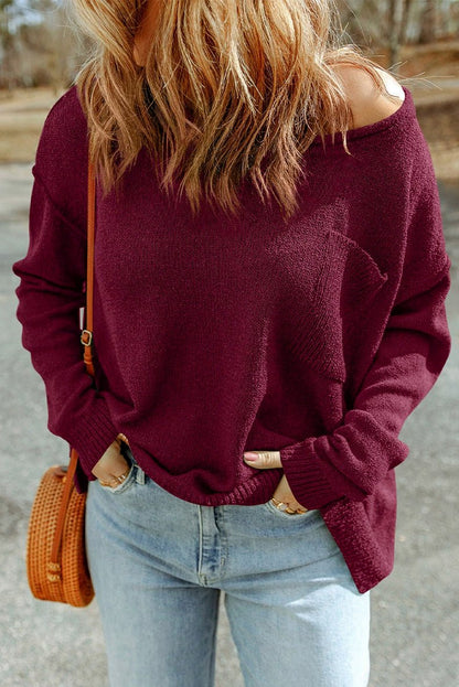 Fall 2024 New Arrival Pure Color Long Sleeves Sweater Female European and American Leisure Wind Thread Knitting Thermal Head Cover Tops Female - Kaiju Mafia