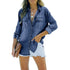 2024 Spring & Fall New Arrival Washed Denim Jacket Women&