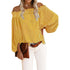 Off - the - Shoulder Fashion off - Neck Trendy Loose Chiffon Shirt - Kaiju Mafia