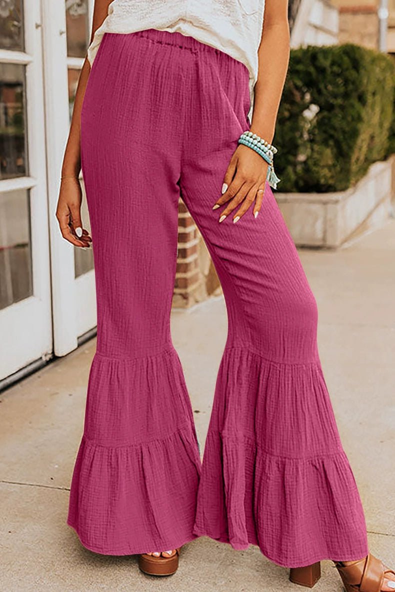 Black Fashion Fashion Ruffles Thin Women&