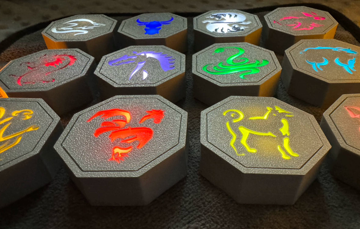 Zodiac Gift Box Luminous Model Decoration Anime