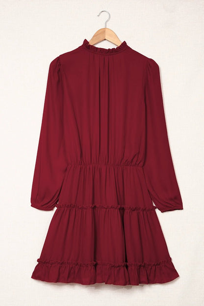 2024 Autumn Solid Color Thin Jumpsuit Skirt Fashion Slim Looking Temperament Commute Pullover Loose Knee - Length Dress Women - Kaiju Mafia
