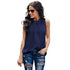 Sleeveless Trendy Loose Chiffon I - Shaped Vest Tops - Kaiju Mafia