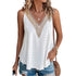 V Neck Splicing Sling Cool Breathable Sexy Lace - Kaiju Mafia