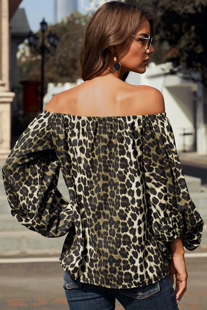 Off - the - Shoulder Fashion Tube Top off - Neck Pullover Long Sleeves Shirt - Kaiju Mafia