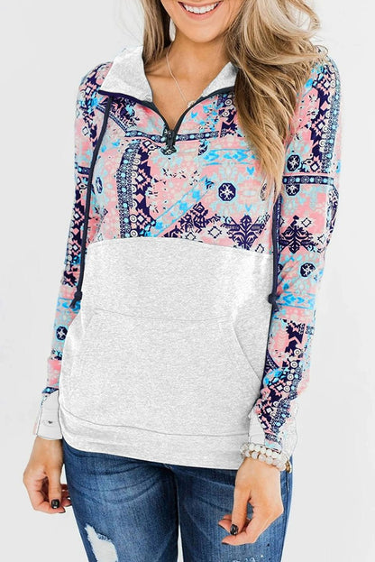 Special Offer Fashion Pullover Hooded Long Sleeve Sweater Women 2024 Autumn Plaid Printed Stitching Warm Tops Women - Kaiju Mafia