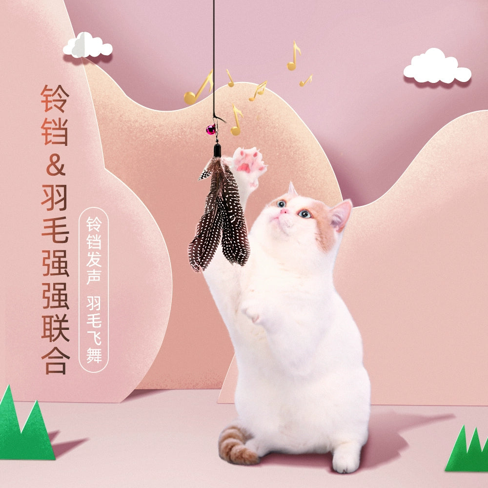 Toy Cat Teaser- Feather and Bell