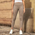 Fashion Wind Black Rib Knitting High Waist Slit Leggings Women 2024 Fall New Arrival Skinny Tappered Pants Women - Kaiju Mafia