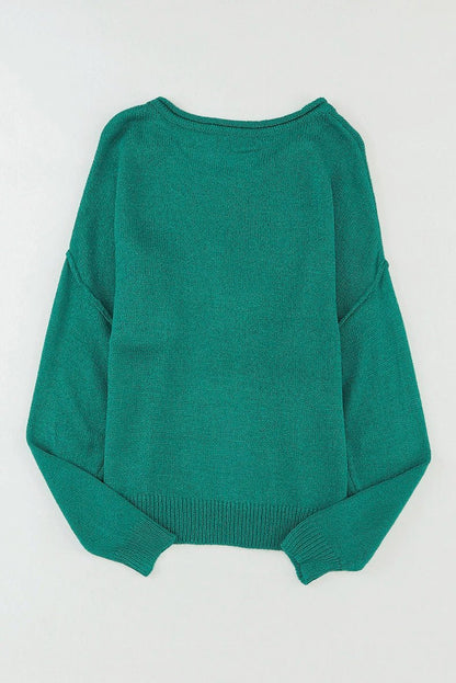 Fall 2024 New Arrival Pure Color Long Sleeves Sweater Female European and American Leisure Wind Thread Knitting Thermal Head Cover Tops Female - Kaiju Mafia