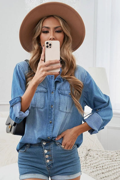 2024 Spring &amp; Fall New Arrival Washed Denim Jacket Women&