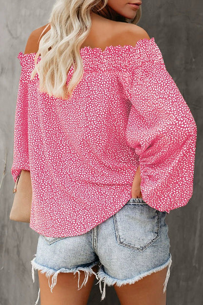 Off - the - Shoulder Fashion off - Neck Trendy Loose Chiffon Shirt - Kaiju Mafia