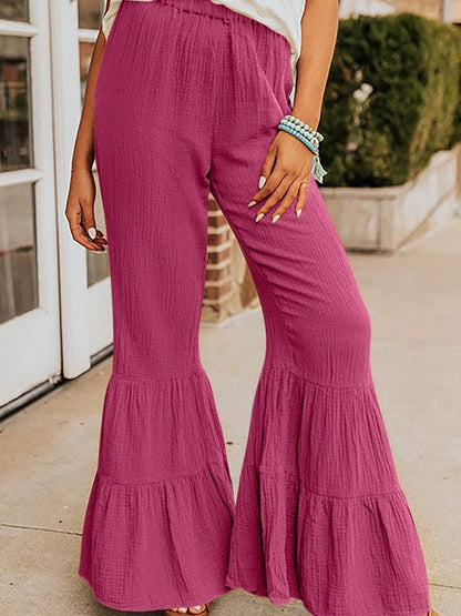 Black Fashion Fashion Ruffles Thin Women&