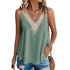 V Neck Splicing Sling Cool Breathable Sexy Lace - Kaiju Mafia