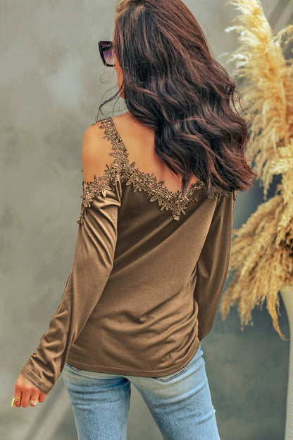 Fashion Sexy Thin Long Sleeves T-shirt Women&