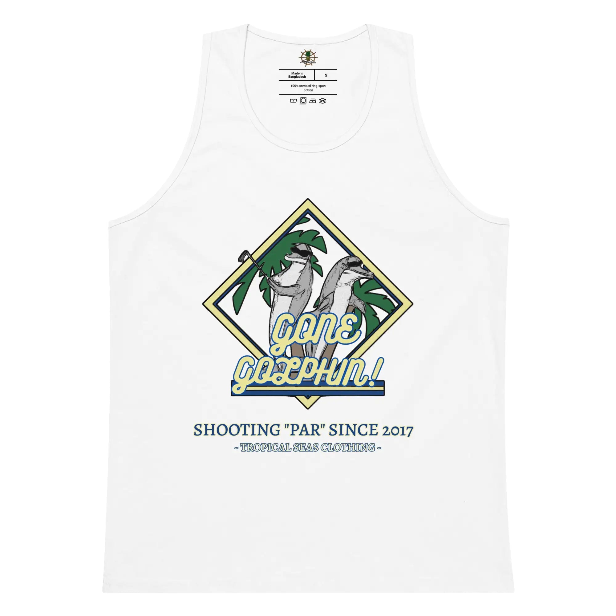 Men’s Premium Gone Golphin Tank Top - Kaiju Mafia