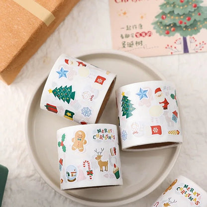 Cute Kawaii Christmas Stickers - Kaiju Mafia