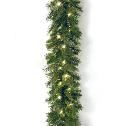 Christmas Pine Vine Garland with Red Berries - Kaiju Mafia
