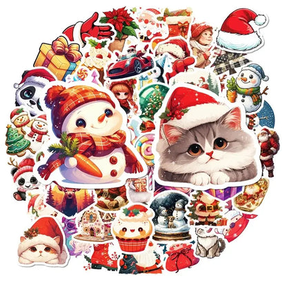 Aesthetic Christmas PVC Stickers