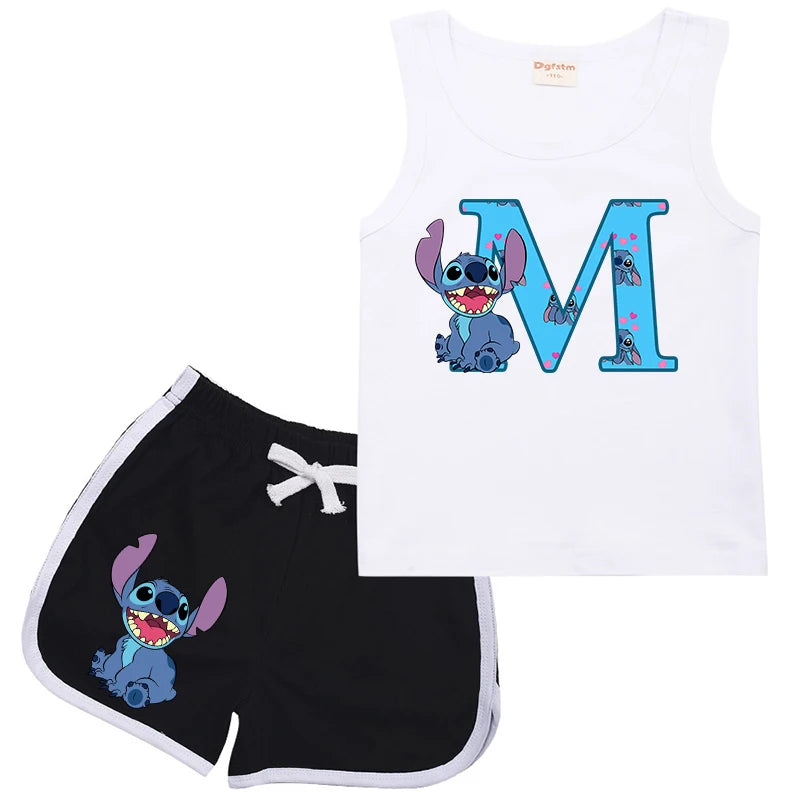 Kids Stitch Letter Sportswear