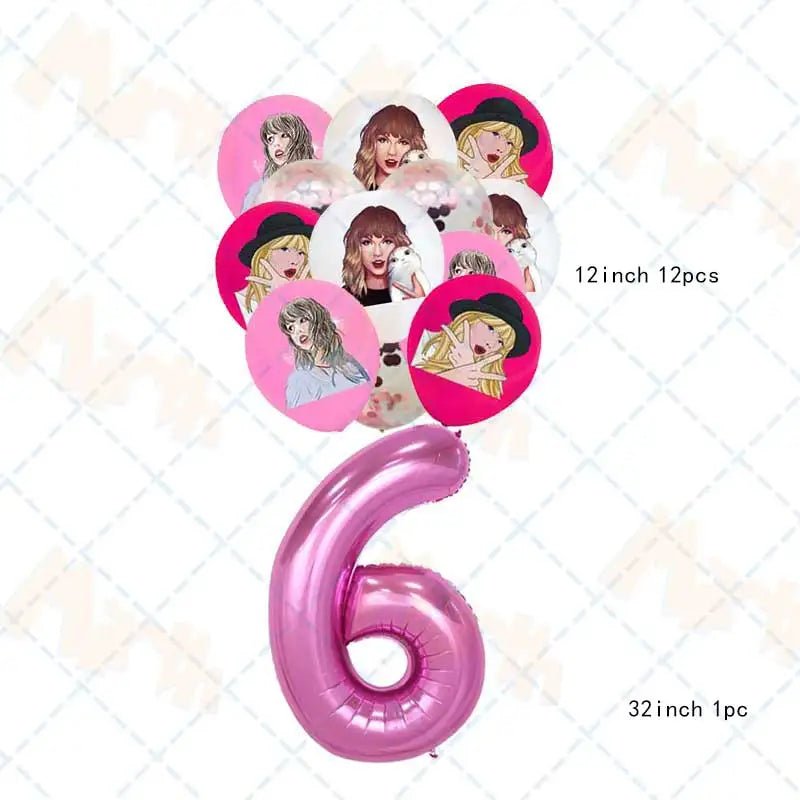 Taylor Swift Birthday Supplies - Kaiju Mafia