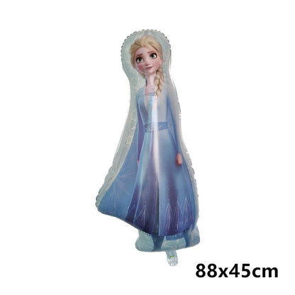 Great Cinderella Snow White Bell Elsa Princess Foil Balloons Baby Shower Girl Birthday Party Decorations Kids Helium Balls Toys - Kaiju Mafia