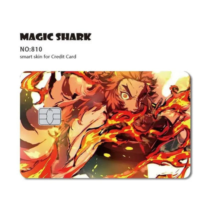 New Cool Anime Dragon Ball Naruto Credit Debit Metro Card Sticker Skin Film Front Side Small Chip Large Chip - Kaiju Mafia