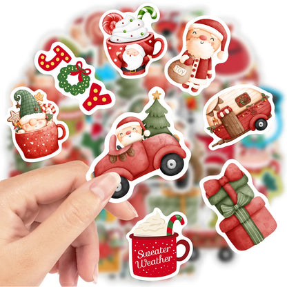 Cute Christmas Seal Stickers