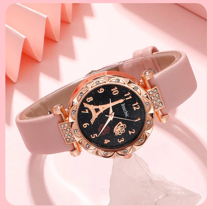 Exquisite Floral Women’s Watch