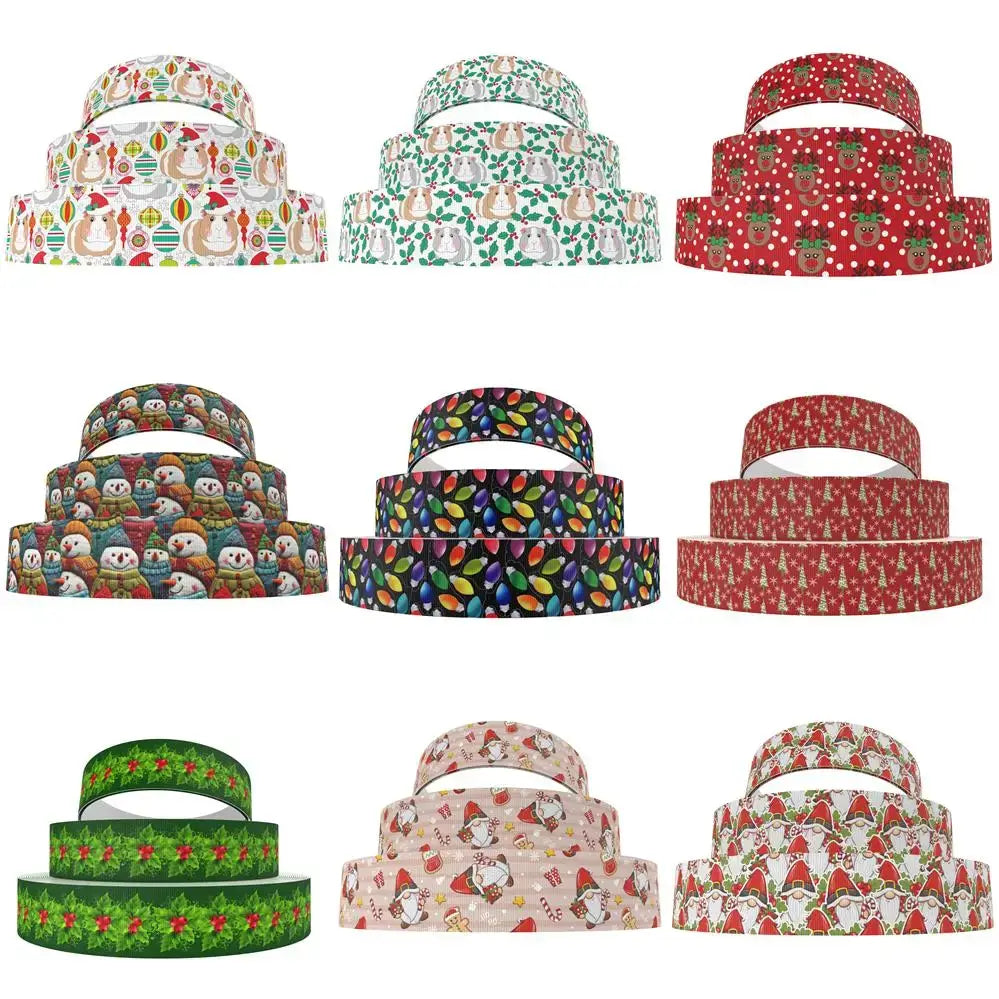 Christmas Grosgrain Ribbon Rolls