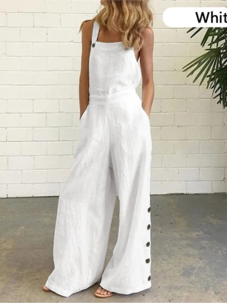 Sleeveless Loose Jumpsuit Women