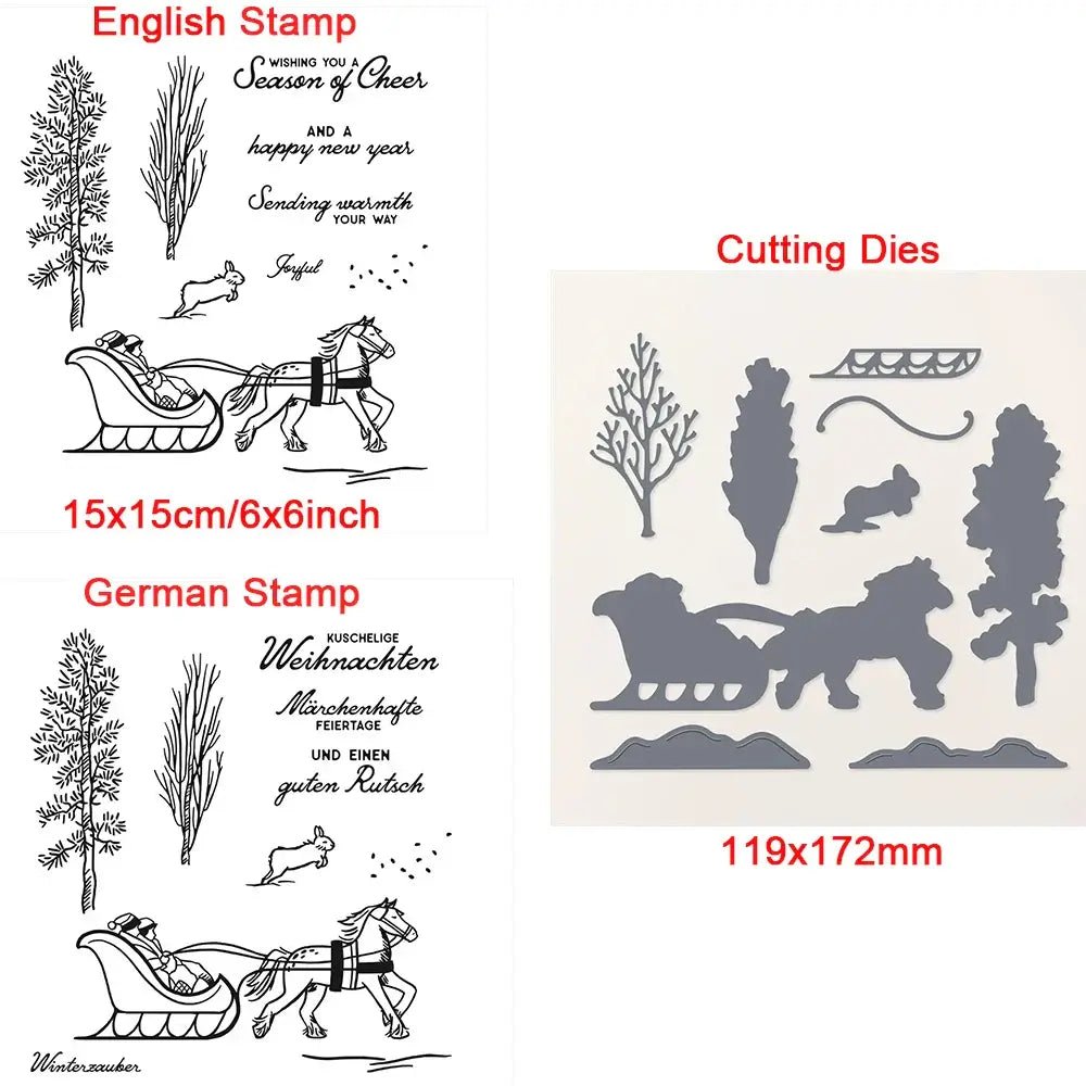 Warm Wishes Clear Stamps - Kaiju Mafia