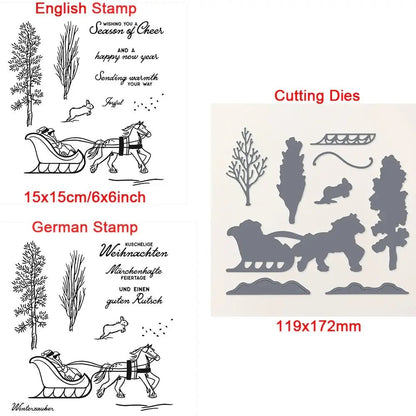 Warm Wishes Clear Stamps - Kaiju Mafia