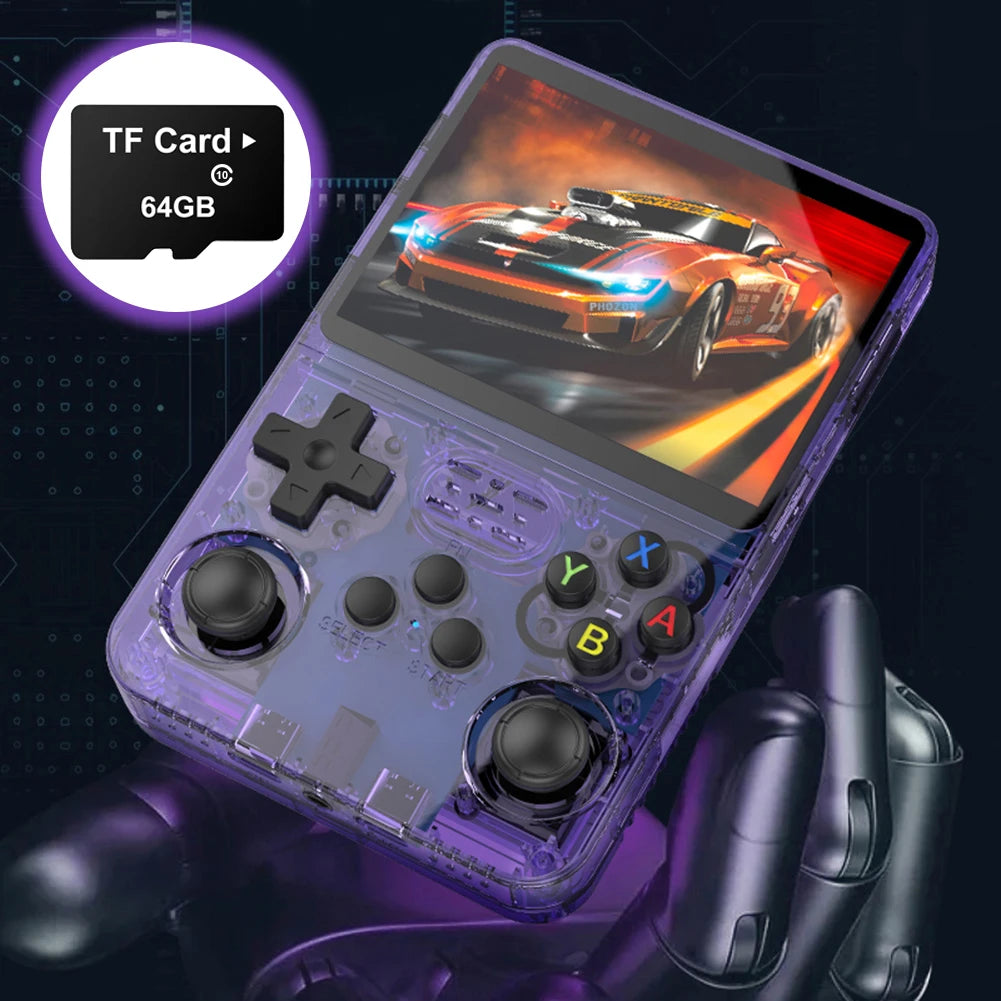 64G Game Card Built-in 15000+ Game Memory Card Support 10+ Emulators Gaming Memory Card for R36S Handheld Game Console