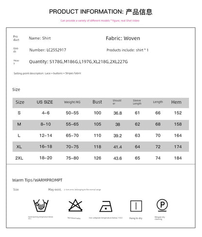 Fall 2024 New Brown Lace Crochet Shirt Women Fashion Style Fashion Button V Neck Little - Girl Style Clothes Tops Women - Kaiju Mafia