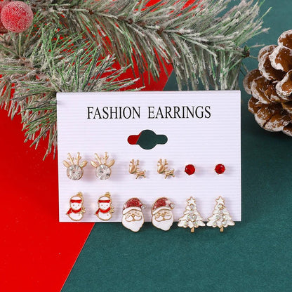 Christmas Snowflake Bell Earrings - Kaiju Mafia