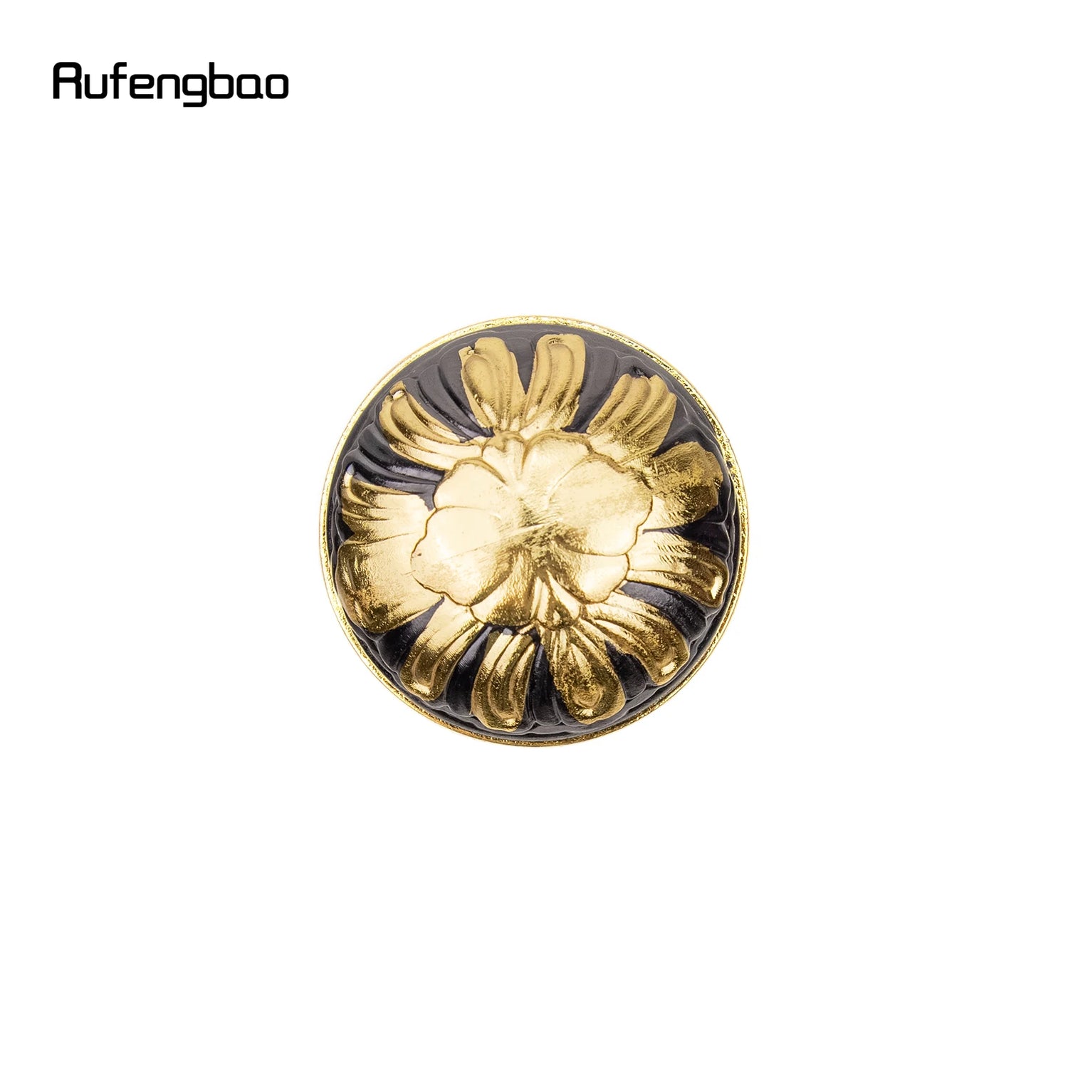 Golden Black Luxury Round Handle Walking Stick with Hidden Plate Self Defense Fashion Cane Plate Cosplay Crosier Stick 93cm - Kaiju Mafia