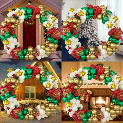 Christmas Balloon Garland Arch - Kaiju Mafia